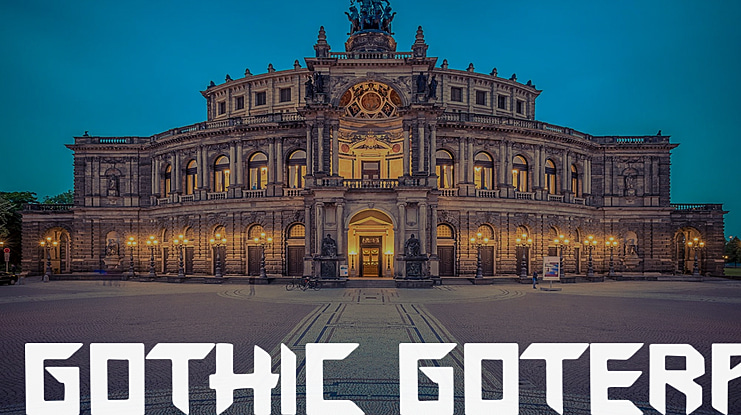 Gothic Gotera Font