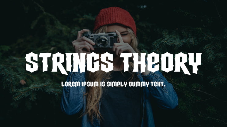 Strings Theory Font