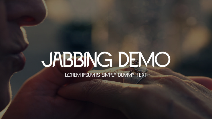 Jabbing Demo Font Family