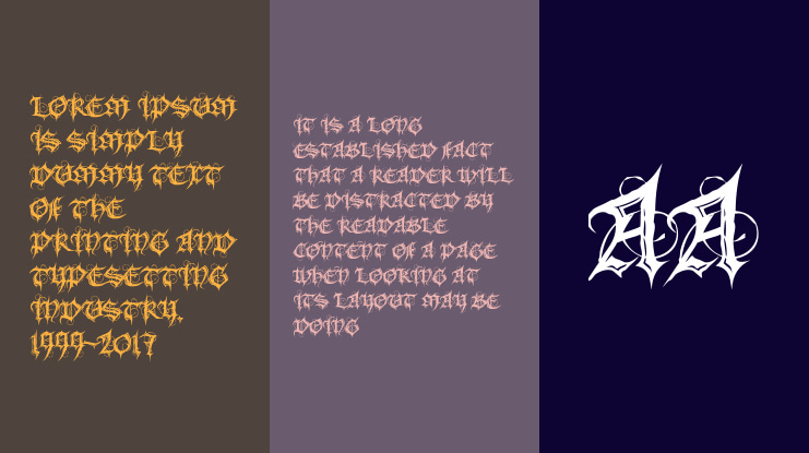 MB Gothic Spell Font