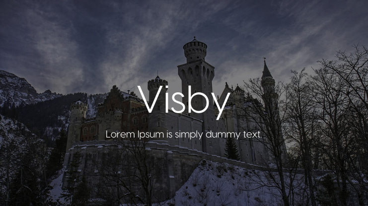 Visby Font Family