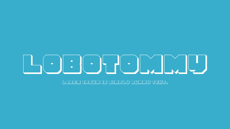 Lobotommy Font Family