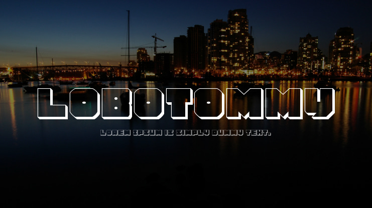 Lobotommy Font Family