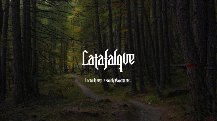 Catafalque Font