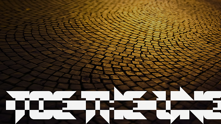 Toe the Line Font