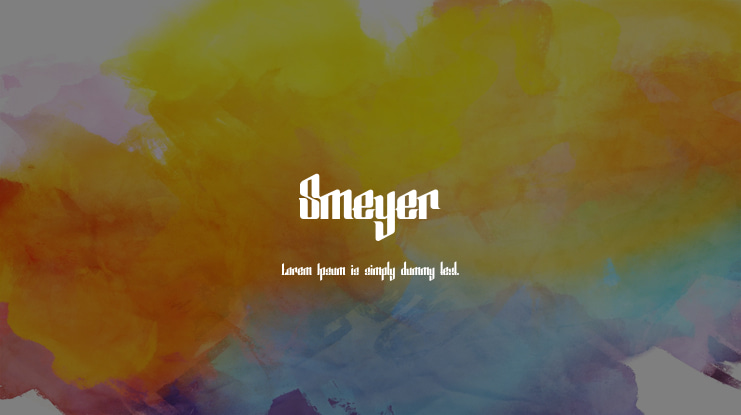Smeyer Font