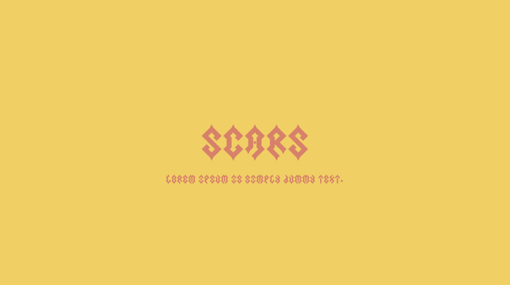 Scars Font