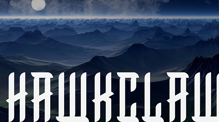 HawkClaw Font