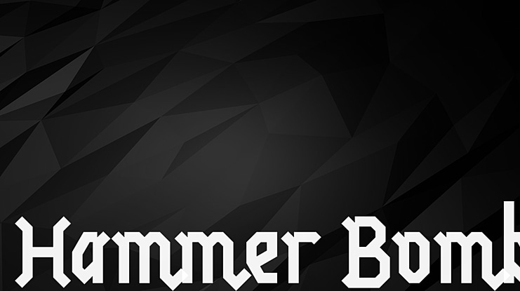 Hammer Bomb Font