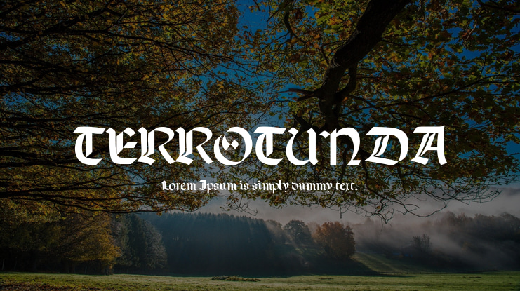TERROTUNDA Font