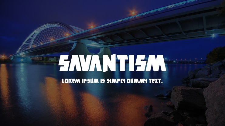 Savantism Font