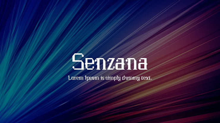 Senzana Font