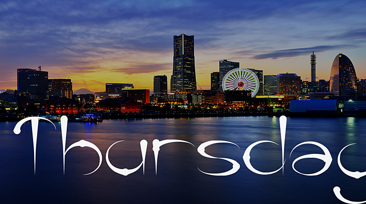 Thursday Font Family