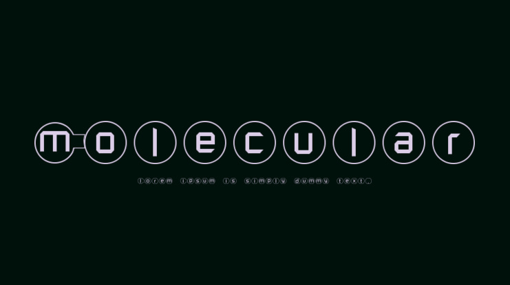 Molecular Font