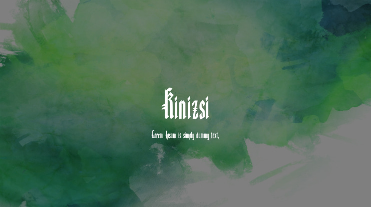 Kinizsi Font