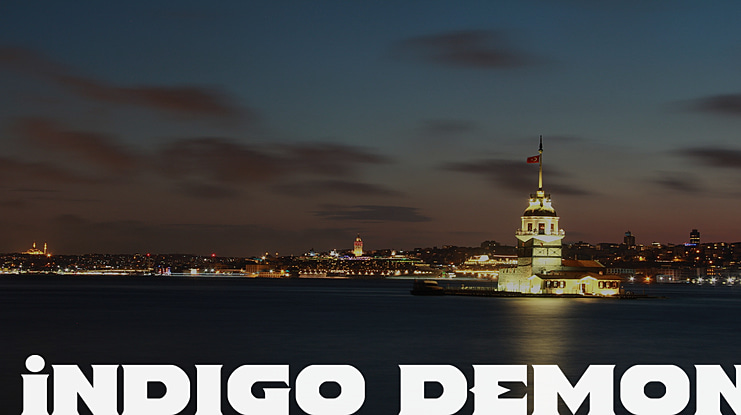 Indigo Demon Font Family