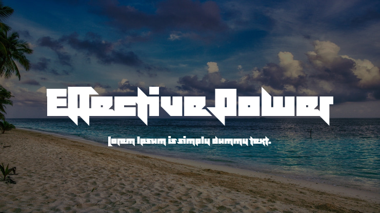 Effective Power Font