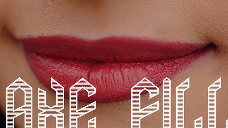 Axe Fill Font Family