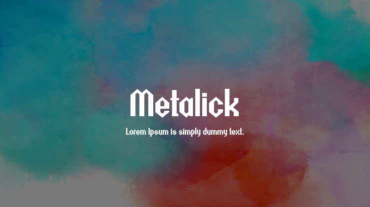Metalick Font