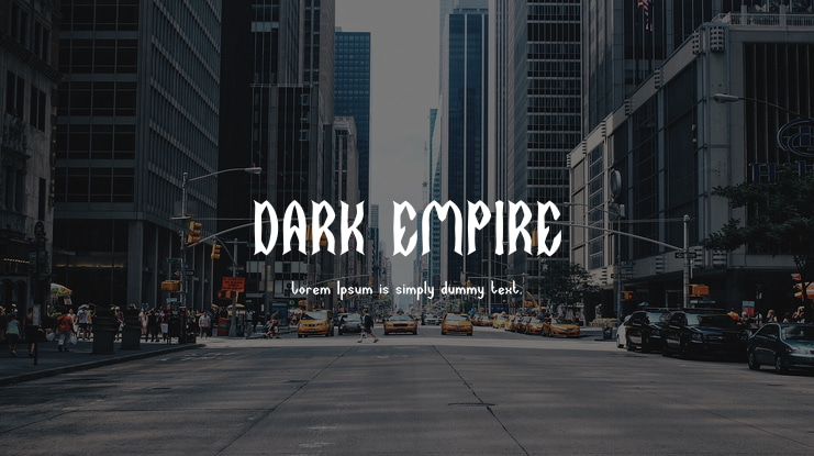 DARK EMPIRE Font