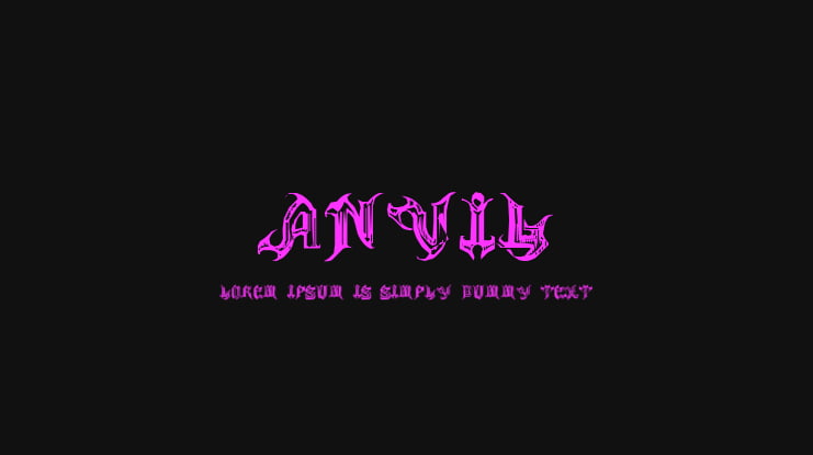 ANVIL Font