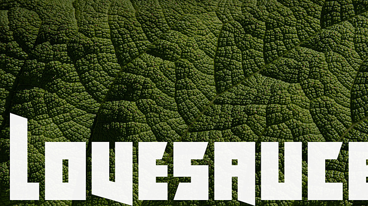 Lovesauce Font