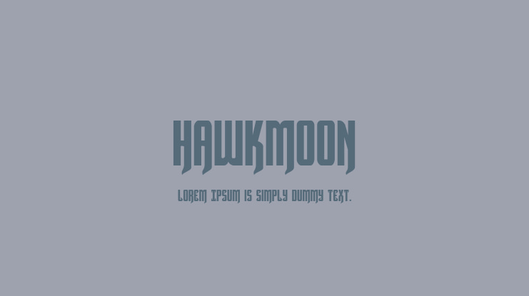 Hawkmoon Font Family