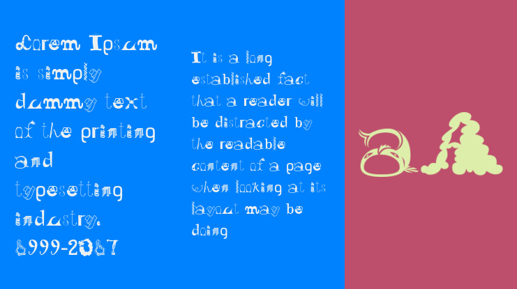 OldDreadfulNo7 PL Font