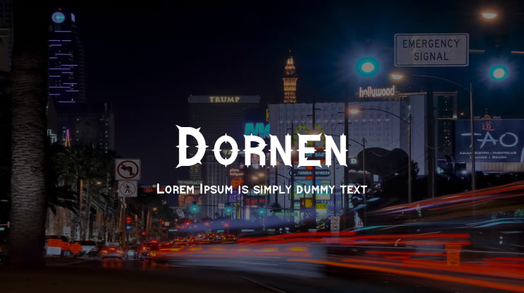 Dornen Font