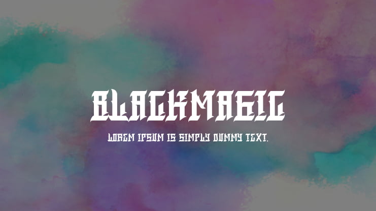 blackmagic Font