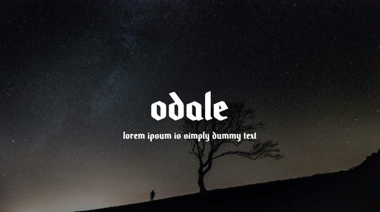 Odale Font