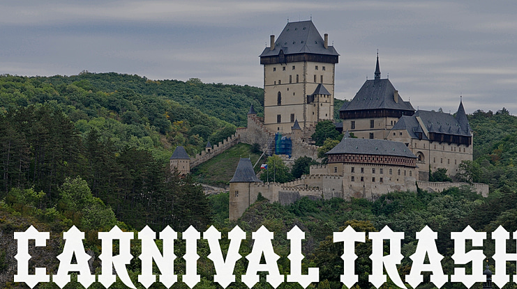 Carnival Trash Font
