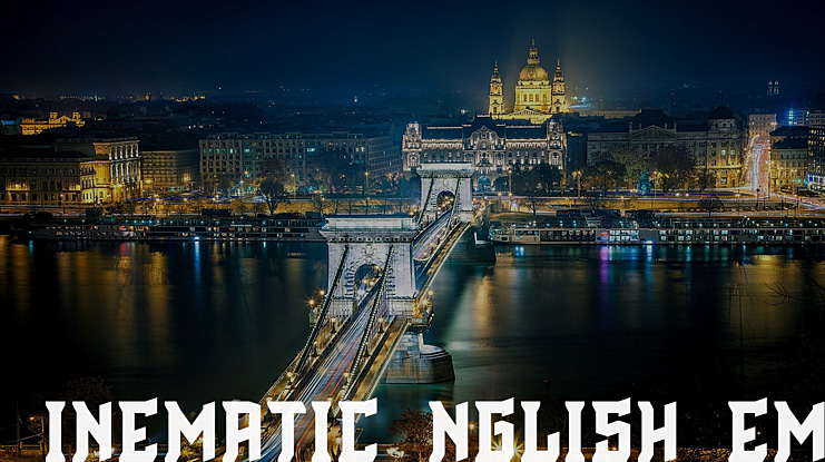 Cinematic English Demo Font