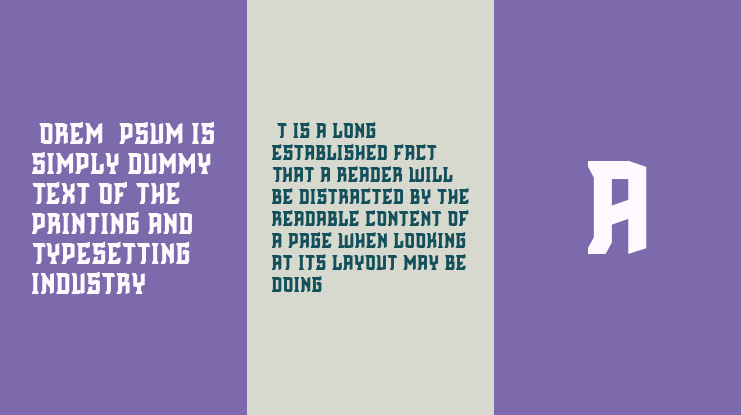 Cinematic English Demo Font