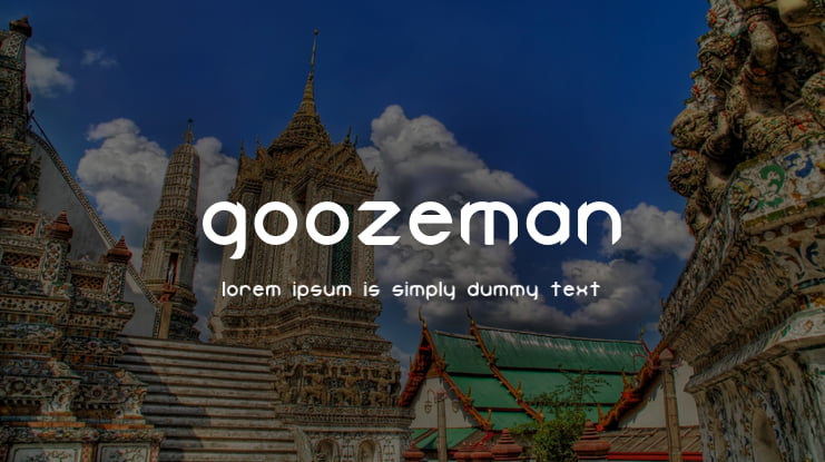 Goozeman Font