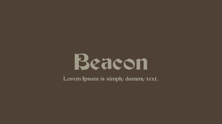 Beacon Font
