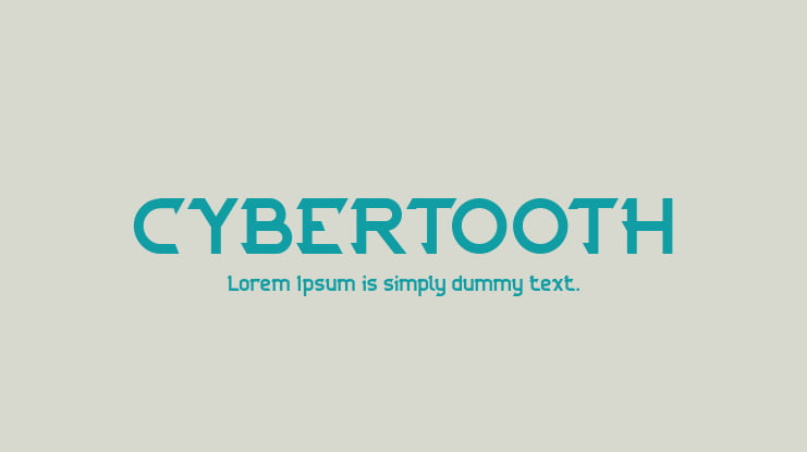 CYBERTOOTH Font Family
