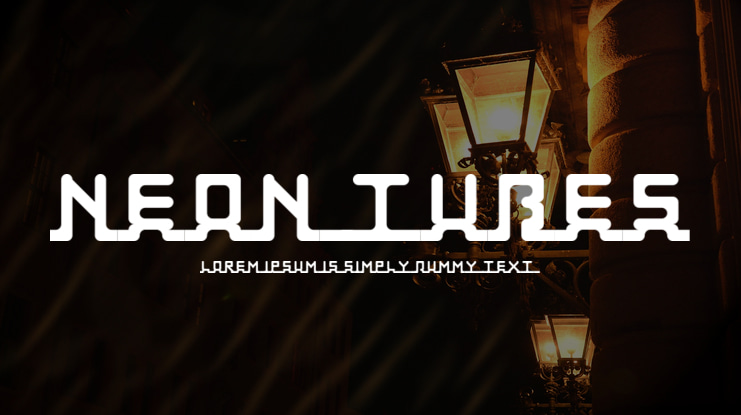 Neon Tubes Font