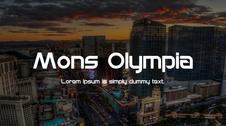 Mons Olympia Font Family
