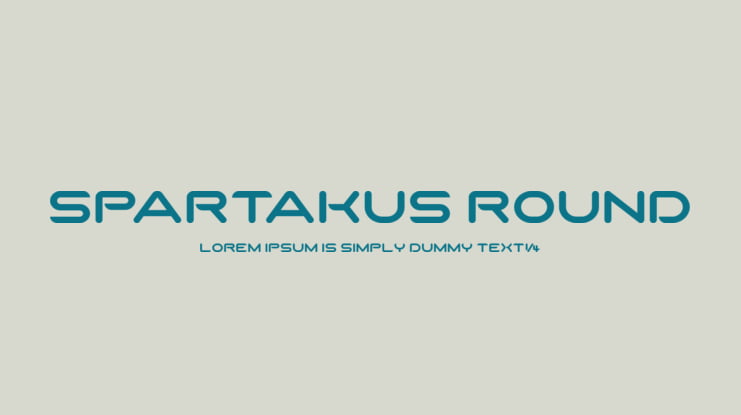 SparTakus Round Font