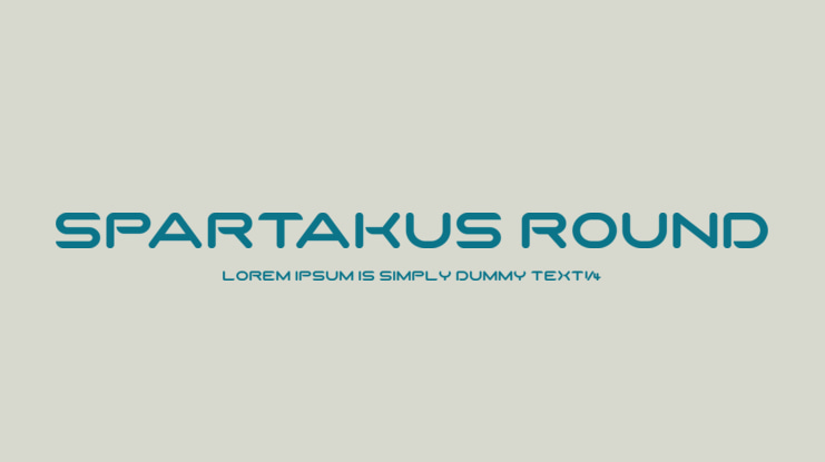 SparTakus Round Font