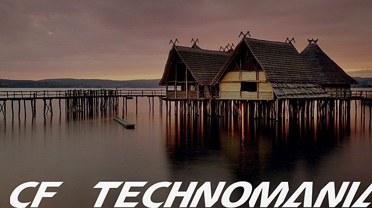 CF TechnoMania Font