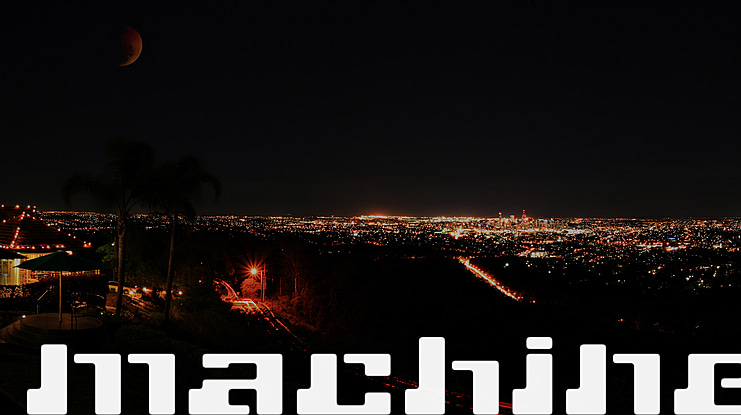 machine Font