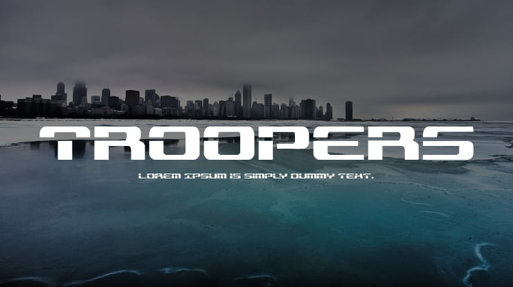 Troopers Font Family