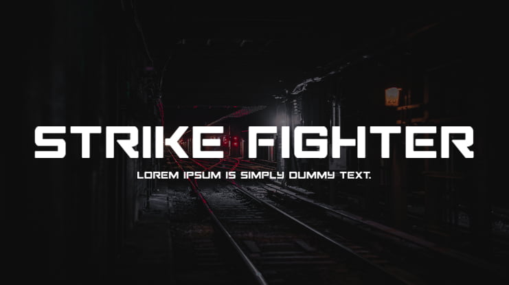 Strike Fighter Font Family
