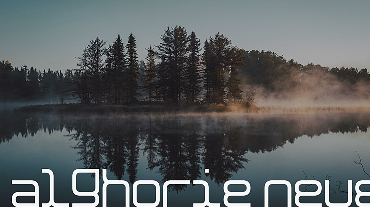 alghorie neue Font