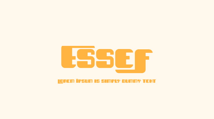 EsseF Font