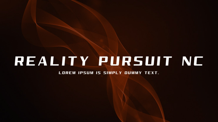 Reality Pursuit NC Font