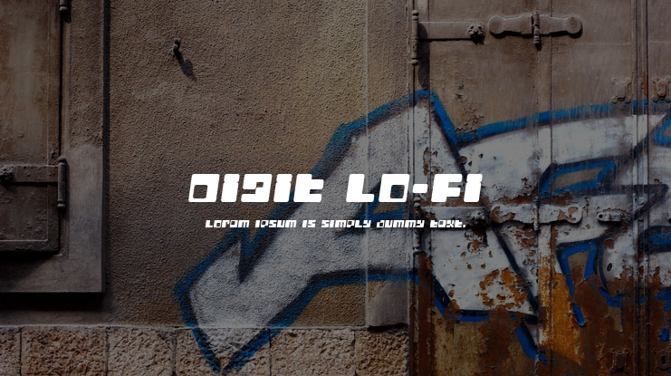 Digit Lo-Fi Font Family