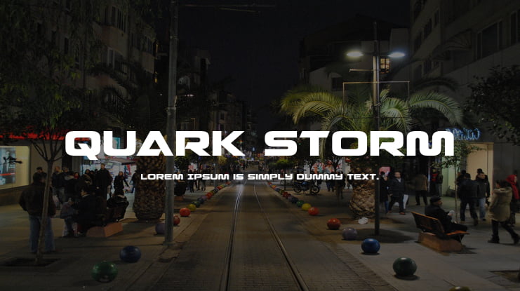 Quark Storm Font Family